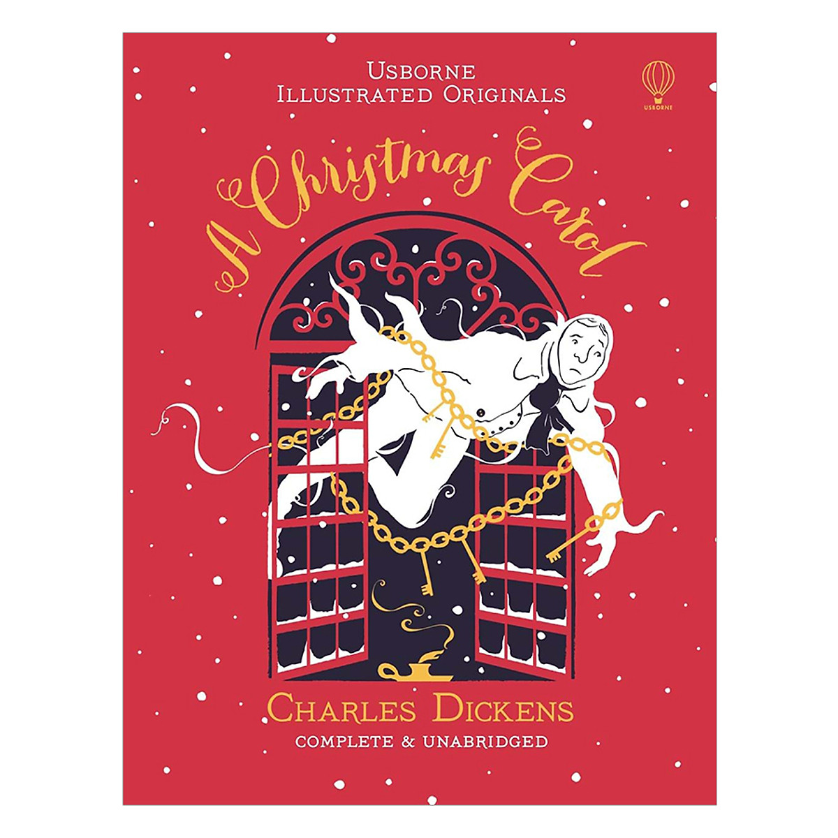 [Hàng thanh lý miễn đổi trả] Usborne Illustrated Originals A Christmas Carol (Christmas books)