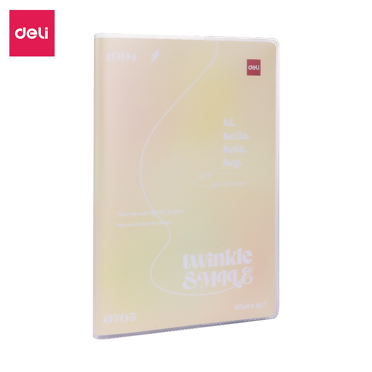 Sổ Ghi Chép Văn Phòng Bìa Nhựa Chống Nước Màu Pastel Deli - Phù Hợp Làm Sổ Kế Hoạch Planner, Nhật Kí, Tập Vở Ghi Chép Bullet Journal - EN154