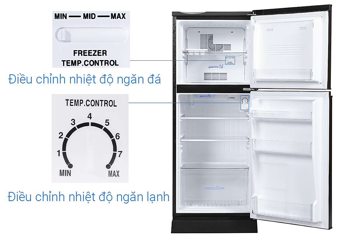 Tủ Lạnh Aqua 130 lít AQR-T150FA-BS