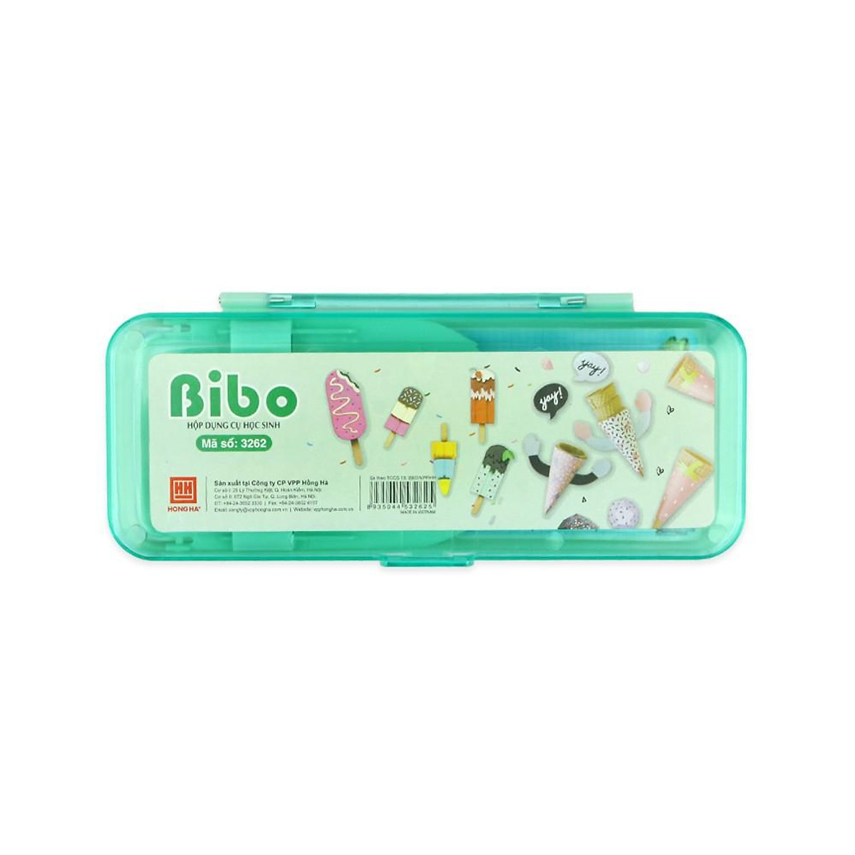 Hộp bút Bibo Hồng Hà - Giao màu ngẫu nhiên (3262)