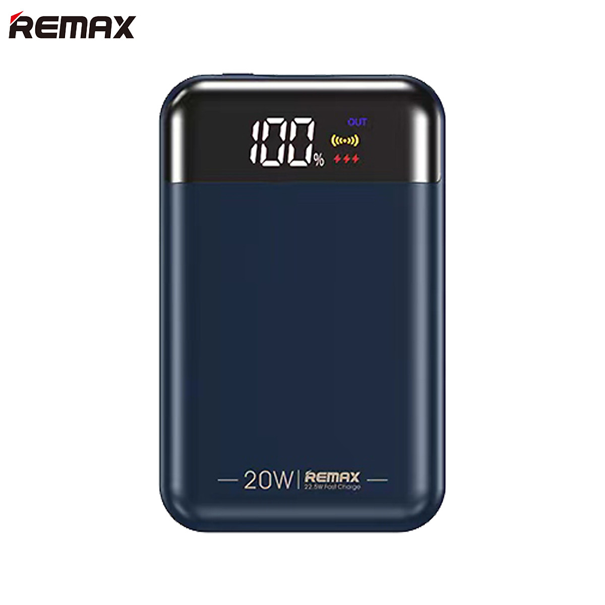 Pin Sạc dự phòng 10000mAh sạc nhanh không dây Remax RPP-539 Xanh - Hàng chính hãng