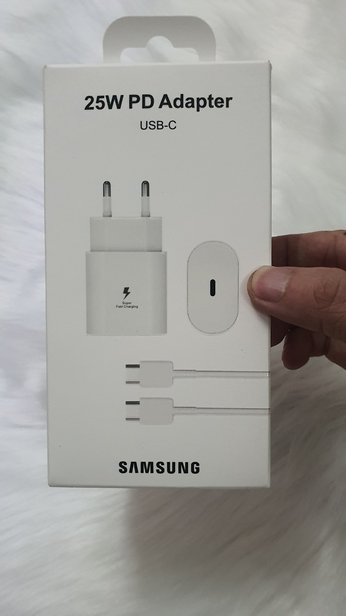 Bộ dây và củ sạc nhanh sam sung 25w type C - Hàng chính hãng