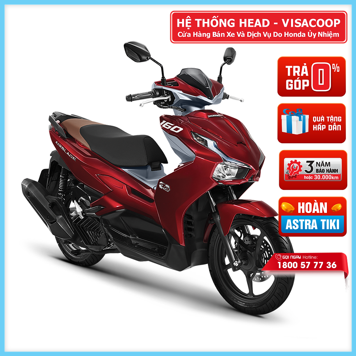 Xe máy Honda AIR BLADE 160 phiên bản Tiêu Chuẩn - Xe tay ga