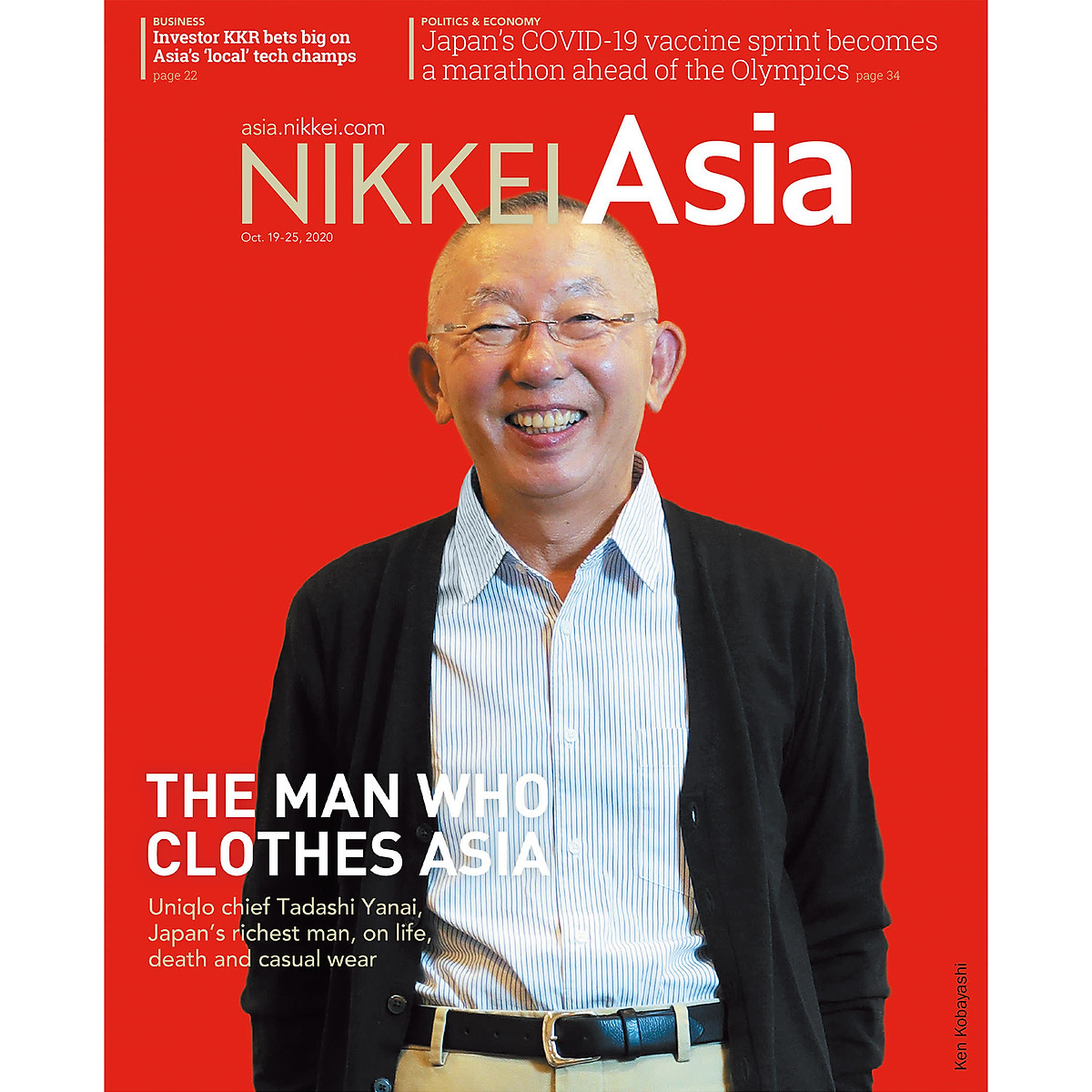 Nikkei Asian Review: Nikkei Asia - THE MAN WHO CLOTHES ASIA - 41.20, tạp chí kinh tế nước ngoài, nhập khẩu từ Singapore