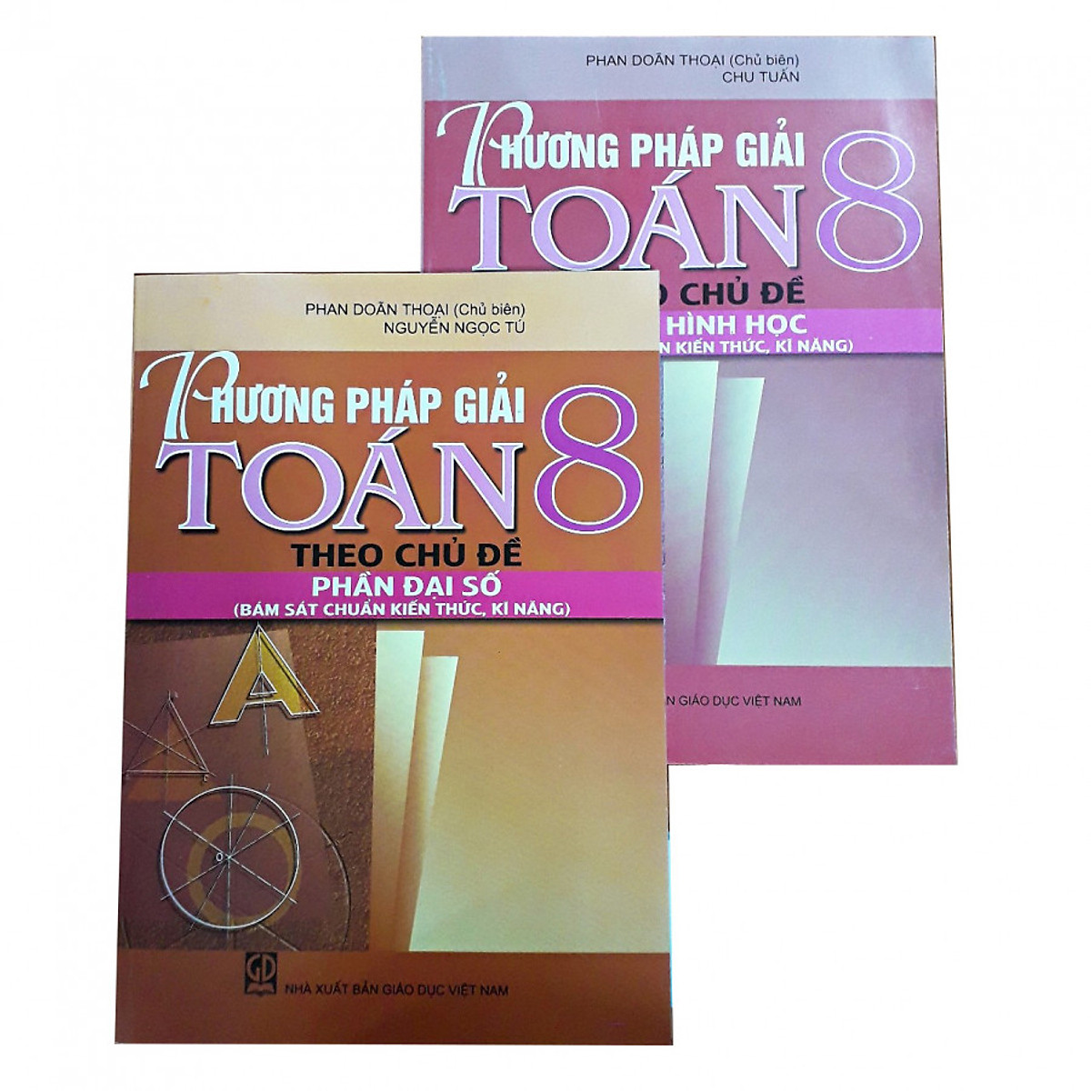 Combo Phương pháp giải Toán theo chủ đề phần Đại số + phần Hình học lớp 8