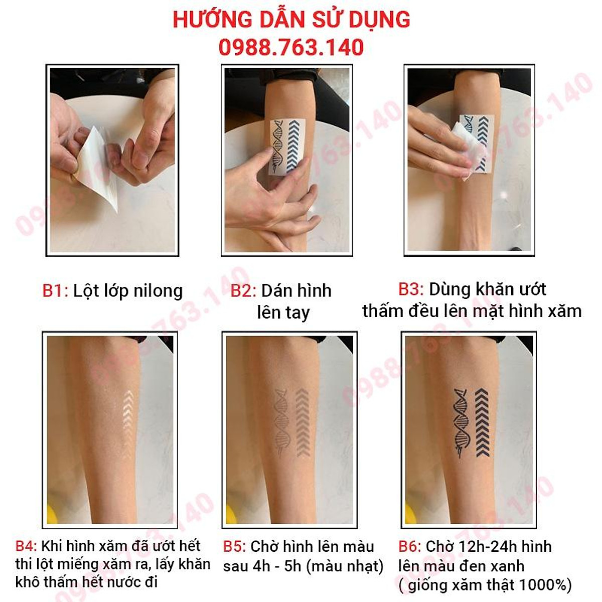 Hình Xăm Dán 15 Ngày Không Phai 11 x 18 cm Mẫu 452 Lazadavn #5 Hình Xăm Dán 15 Ngày Không Phai 11 x 18 cm Mẫu 452 Lazadavn