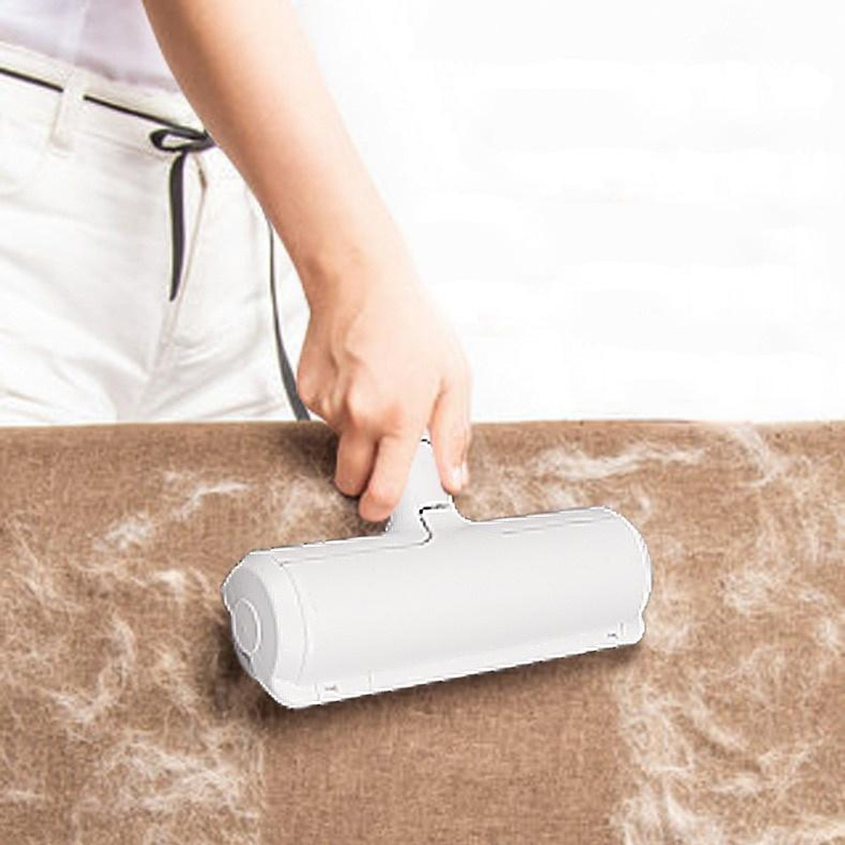 2-Way Pet Hair Remover Roller Removing Dog Cat Hair From Furniture Self-cleaning Lint Pet 2-Way Pet Hair Remover Roller Removing Dog Cat Hair From Furniture Self-cleaning Lint Pet