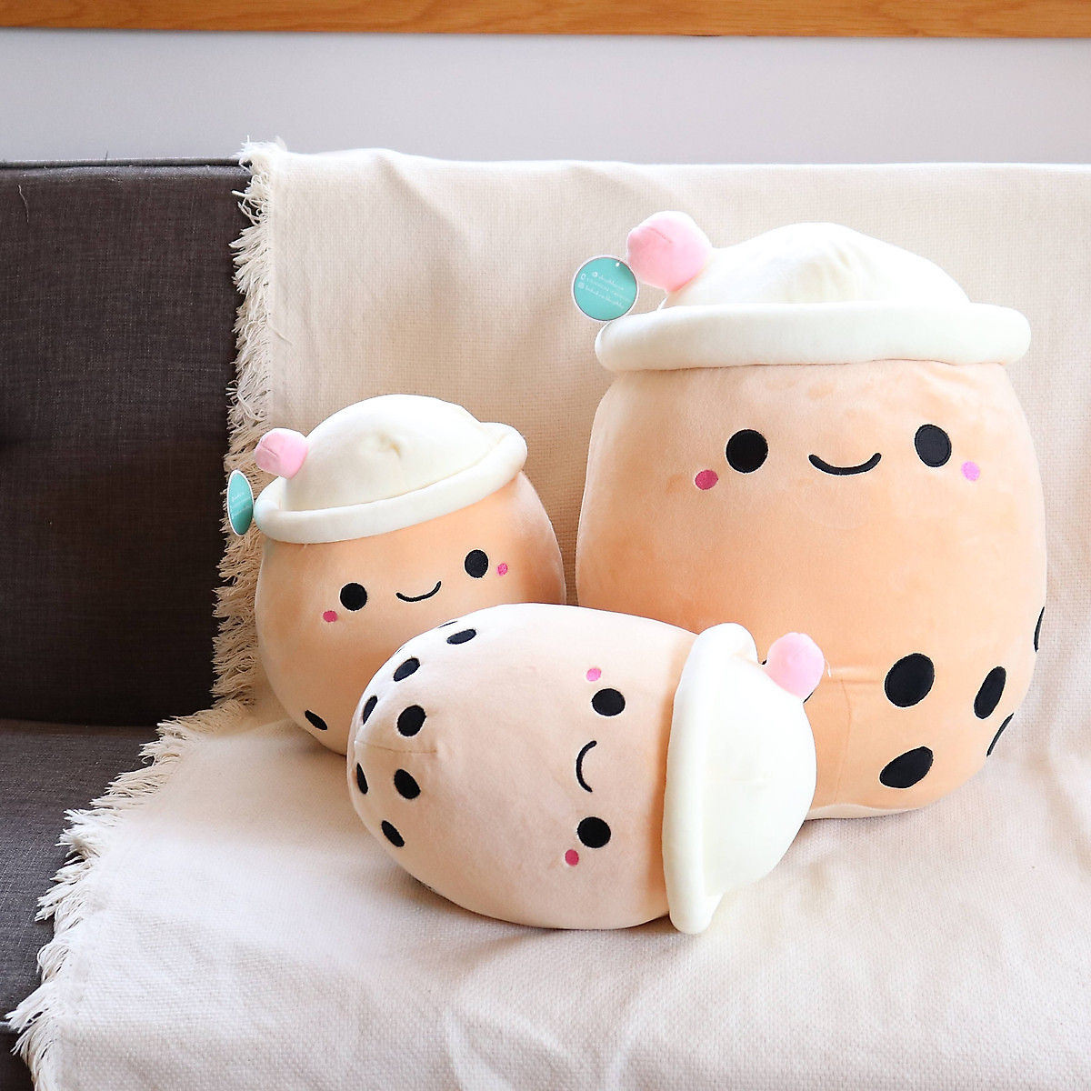 Mua GẤU BÔNG ÔM TRÀ SỮA TRÒN CỰC MỊN 4 SIZE - SIZE 30CM tại ICHIGO ...