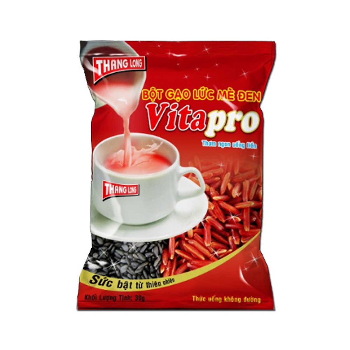 Bột Gạo Lức Mè Đen Vitapro - Thơm Ngon Uống Liền