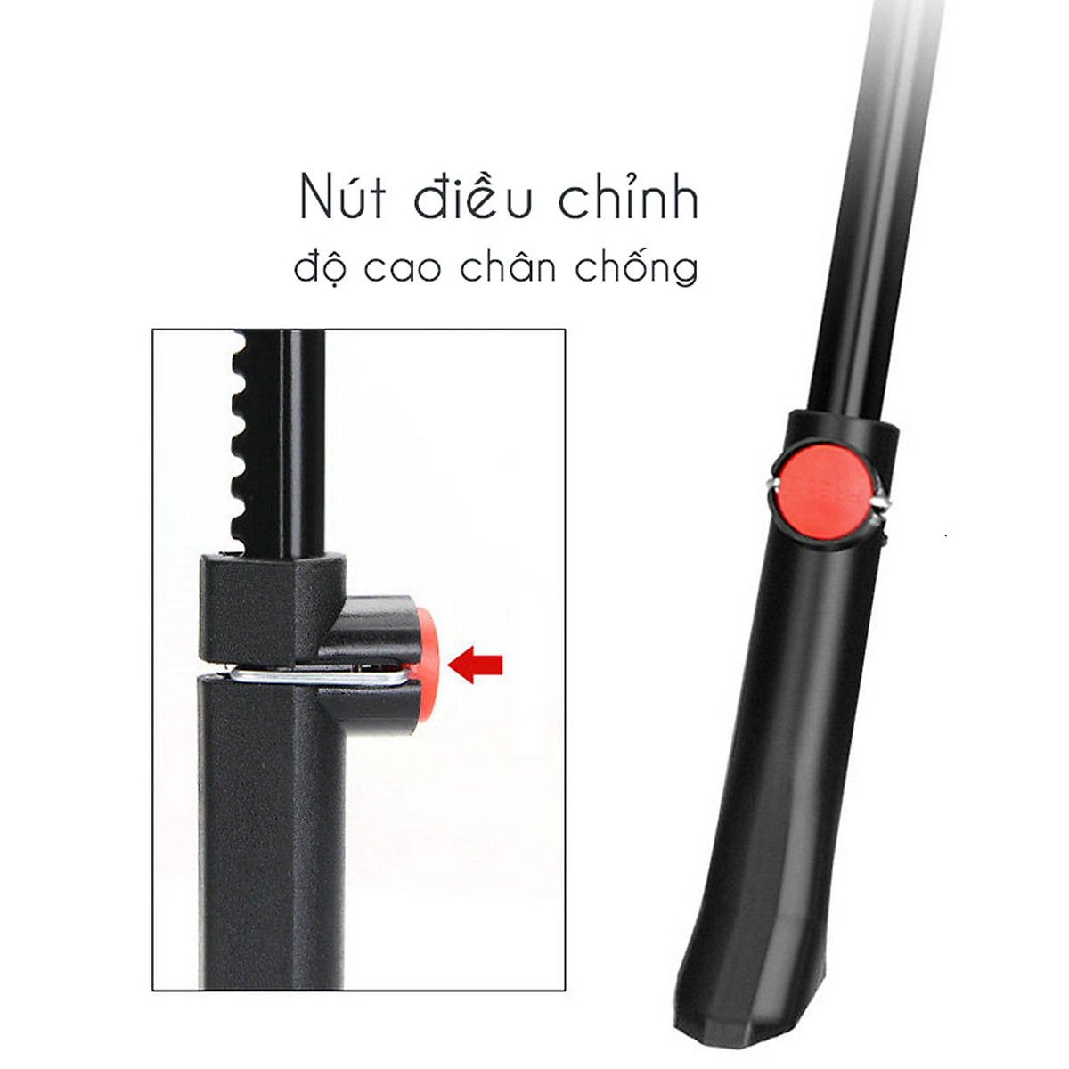 Chân Chống Xe Đạp Có Điều Chỉnh 24-29 inch Hợp Kim Nhôm Gắn Giữa Dễ Dàng Lắp Đặt Cho Xe Đạp Địa Hình, MTB MaiLee
