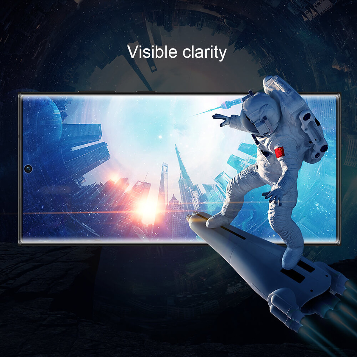 Miếng dán kính cường lực full 3D cho Samsung Galaxy S23 Ultra hiệu Nillkin 3D CP+ Max chỉ mỏng 0.3mm Kính AGC Japan, Chống lóa hạn chế vân tay, bảo vệ đôi mắt - hàng nhập khẩu