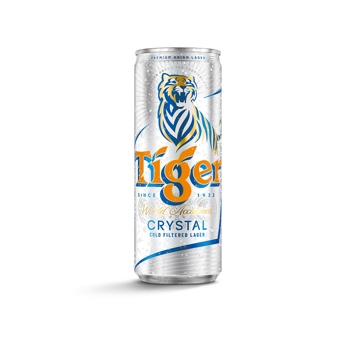 Thùng 24 lon bia Tiger Crystal 330ml/lon