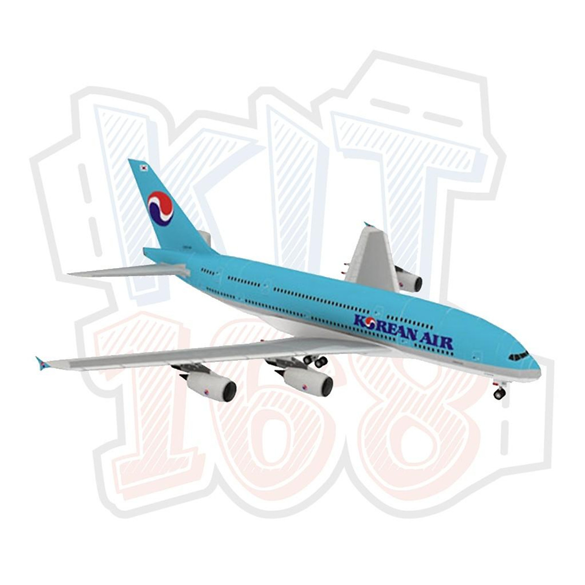 Mô hình giấy máy bay Air France Airbus A380  Lazadavn