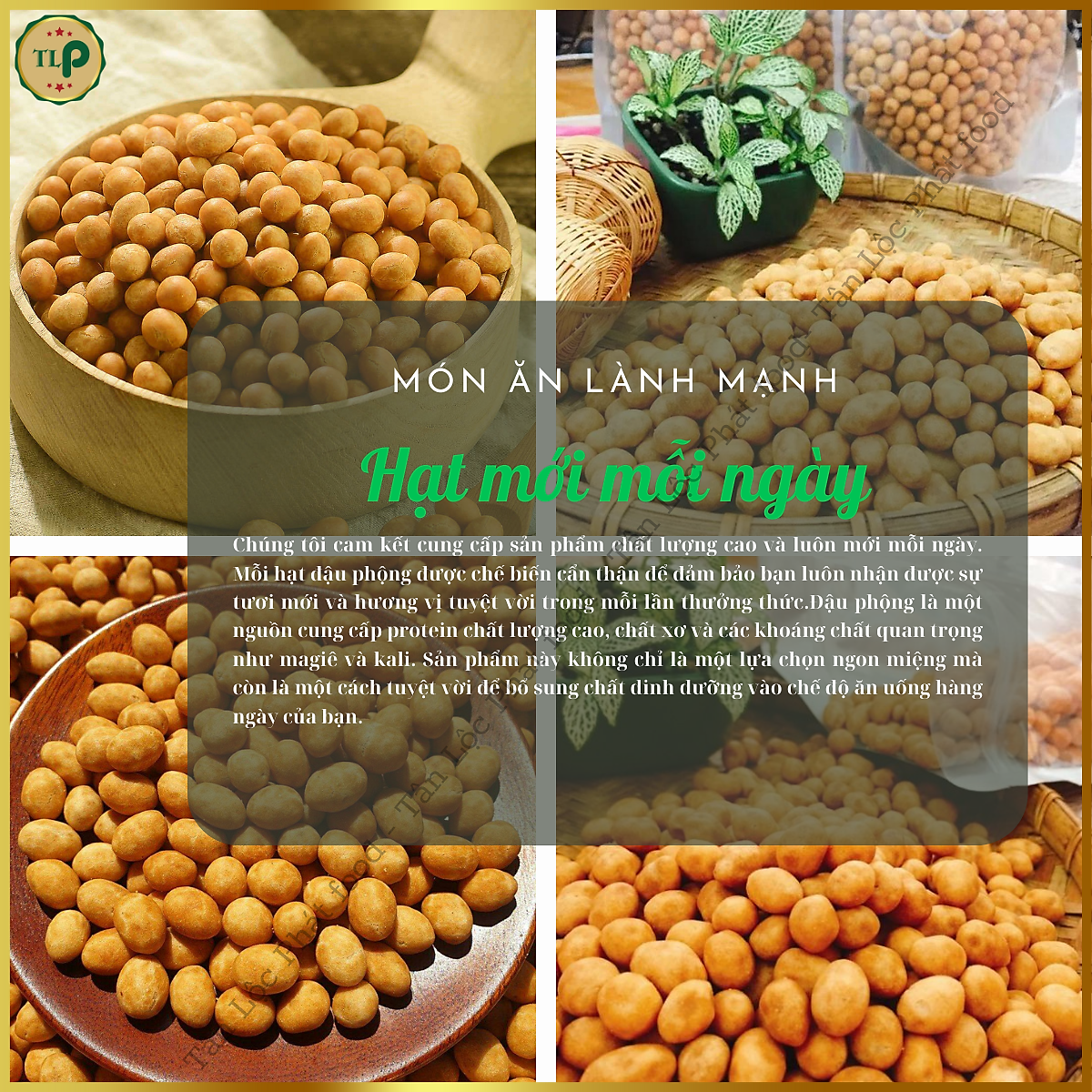 ĐẬU PHỘNG CỐT DỪA TÂN LỘC PHÁT - BỊCH 100G