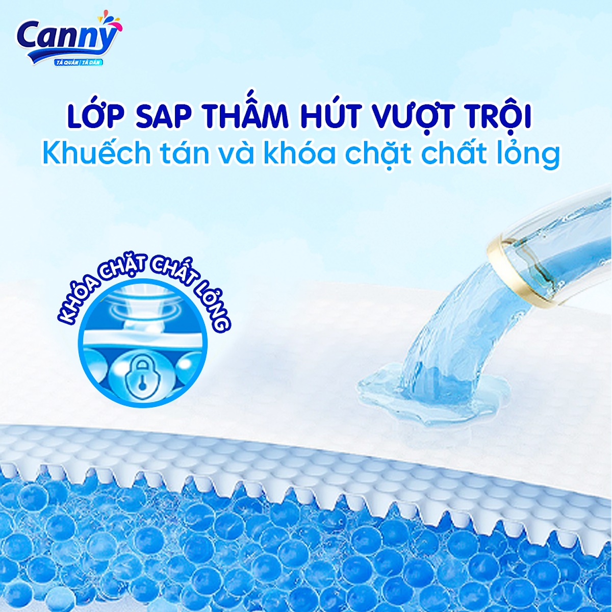 Tã/Bỉm Quần Người Lớn, Người Già Canny Siêu Mềm Mại, Siêu Thấm, Kháng Khuẩn XL7 (7 miếng)