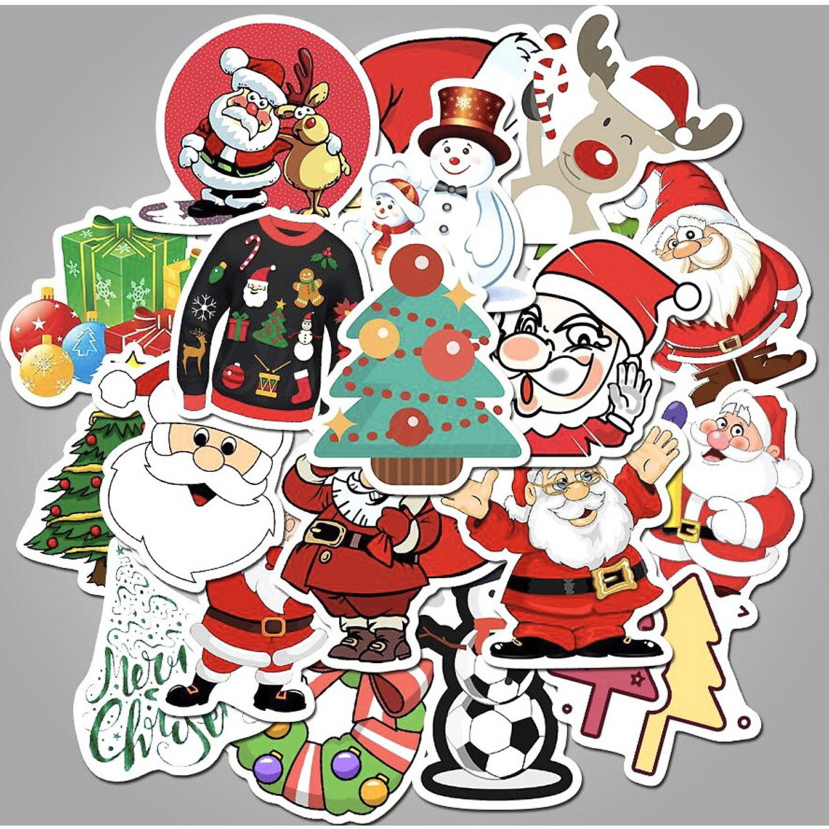 Miếng Dán Móng Tay 3D Nail Sticker Tráng Trí Noel Giáng Sinh F271  evahome  shop