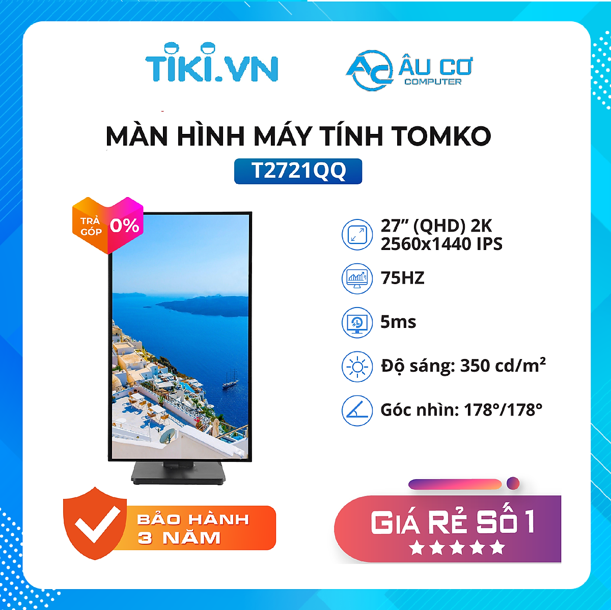 Màn Hình Máy Tính GAMING 27 inch, Màn Hình Gaming T2721QQ 27 Inch ...