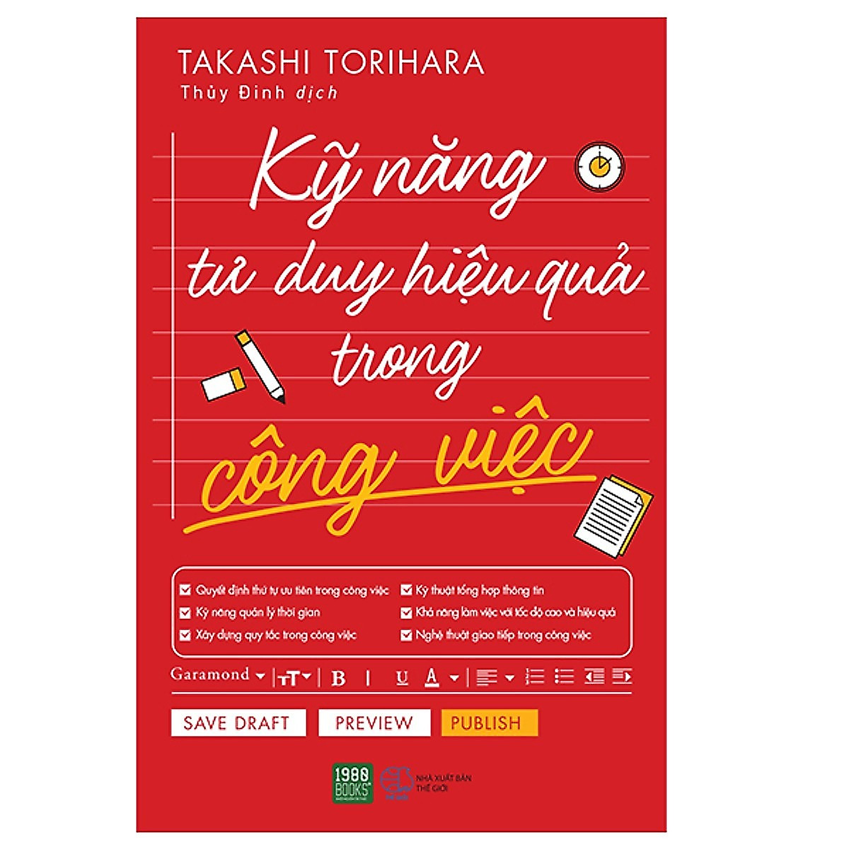 Combo Kỹ Năng Tư Duy Hiệu Quả Trong Công Việc + Tư Duy Thông Minh Hành Động Thông Minh ( Tặng Kèm Bookmark Tuyệt Đẹp )