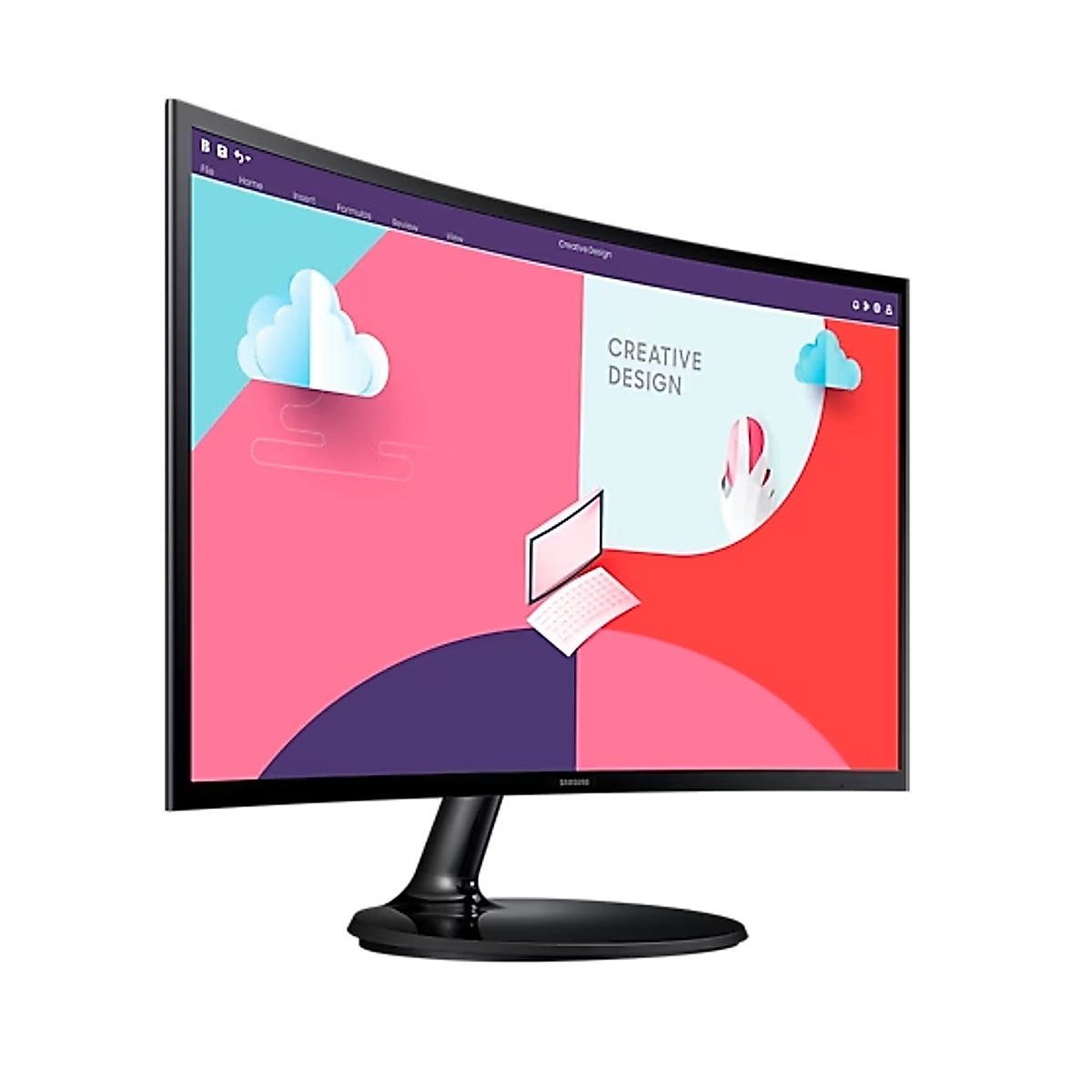 Màn hình cong Samsung LS24C366EAEXXV ( 24" VA / FDH / 75Hz / 4ms / D-Sub / HDMI ) - Hàng Chính Hãng