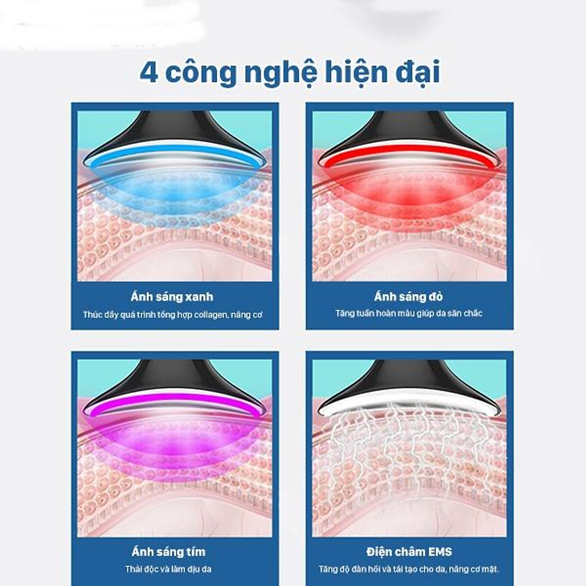 Máy nâng cơ mặt,cổ,máy massage mặt chống nhăn và trẻ hóa làn da