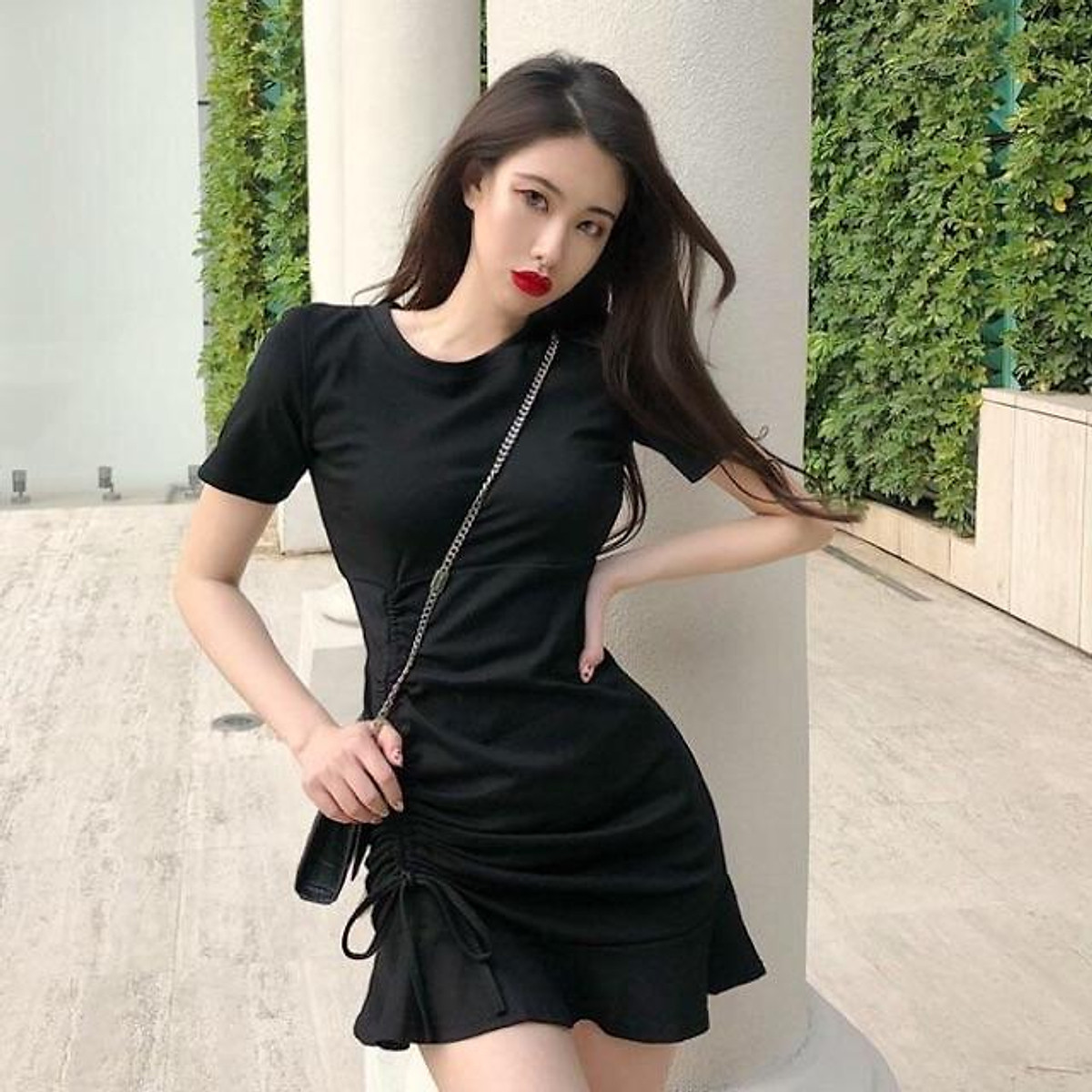 Đầm họa tiết hoa cổ tim tay lơ chân váy đuôi cá rút dây xinh lung linh   Giá Tiki khuyến mãi 99000đ  Mua ngay  Tư vấn mua sắm 