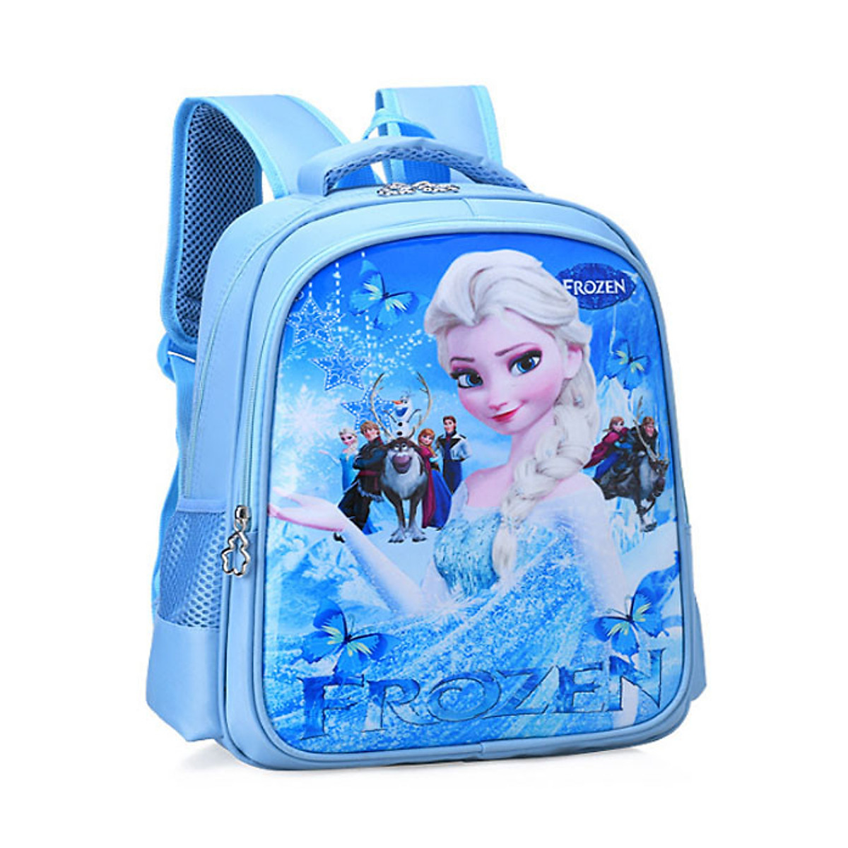 Balo đi học cho bé gái công chúa ELSA FROZEN 3D mẫu giáo cấp 1