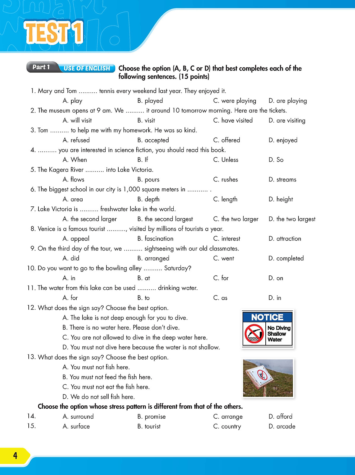 Practice Test Grade 9