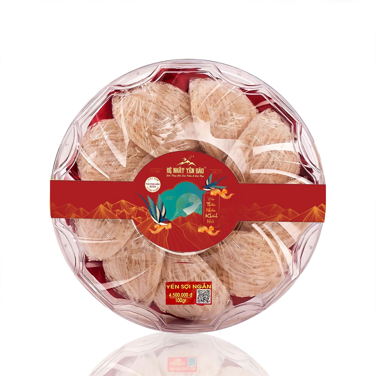 Yến Khánh Hòa - Yến Sợi Ngắn [Hộp 100g] - Đệ Nhất Yến Đảo - Bồi Bổ Sức Khỏe - Phục Hồi Chức Năng Phổi - Phụ Nử Sau Sinh - Đẹp Da - Chống Lão Hóa - Kéo Dài Thanh Xuân - Hỗ Trợ Điều Trị Ung Thư -Tăng Cường Sinh Lý -Trí Nhớ - Cải Thiện Giấc Ngủ