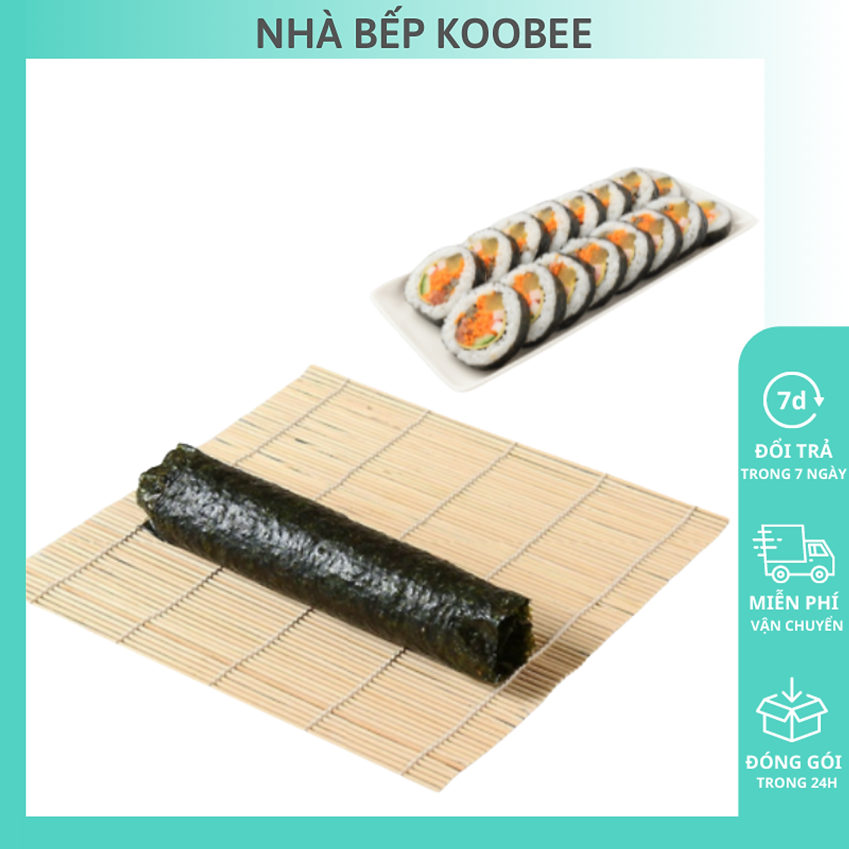 Mua Mành Tre Cuộn Cơm Kimbap Sushi Lạt Tròn - Phụ Kiện Trang Trí Chụp Ảnh  Đồ Ăn Koobee (Ba03)