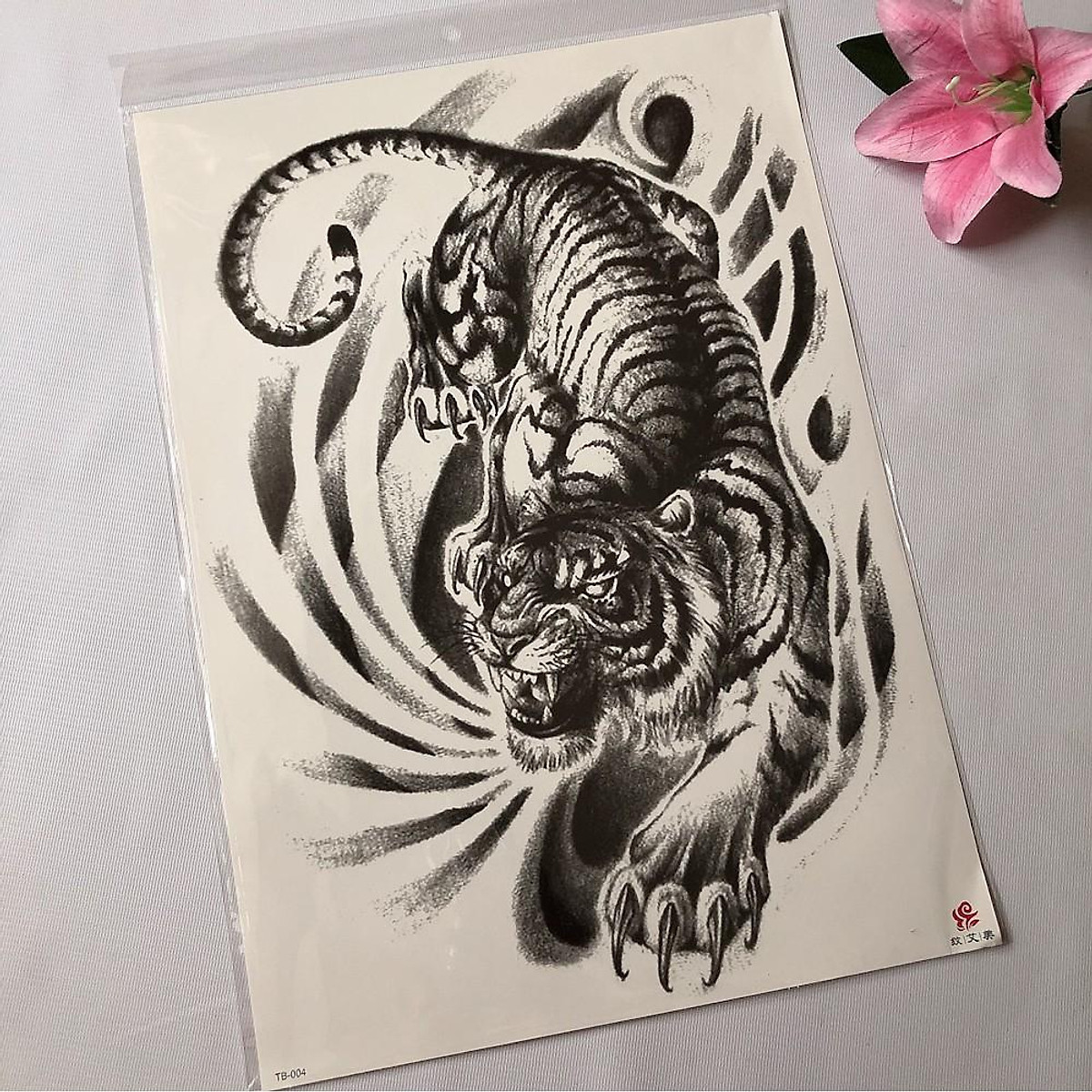 Hình xăm Võ Tòng Đả Hổ | Tiger Tattoo by Trung Tadashi - YouTube