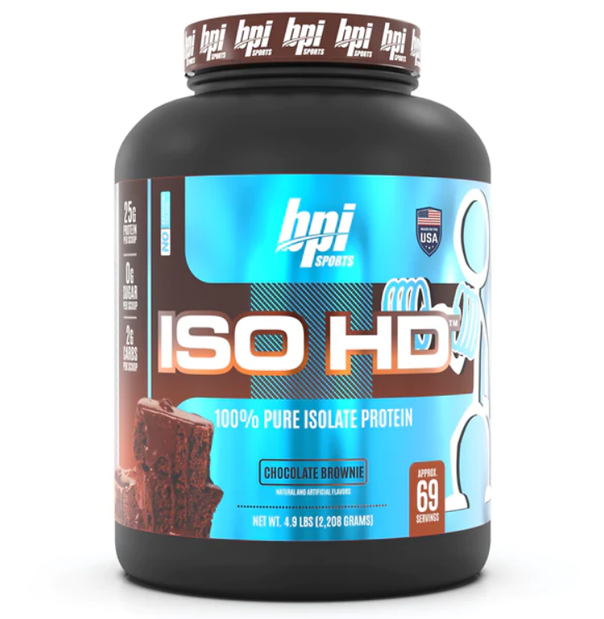 Sữa tăng cơ BPI Sports Iso HD 100% Pure Isolate Protein 2.2kg