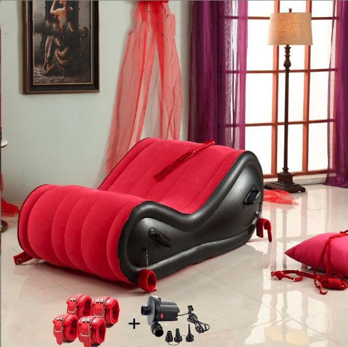 Ghế Tình Yêu Có Tay Cầm Êm Ái Chịu Lực Tốt Melody Marks (Full Option) tặng Ghế Tình Yêu Có Tay Cầm Êm Ái Chịu Lực Tốt Melody Marks (Full Option) tặng
