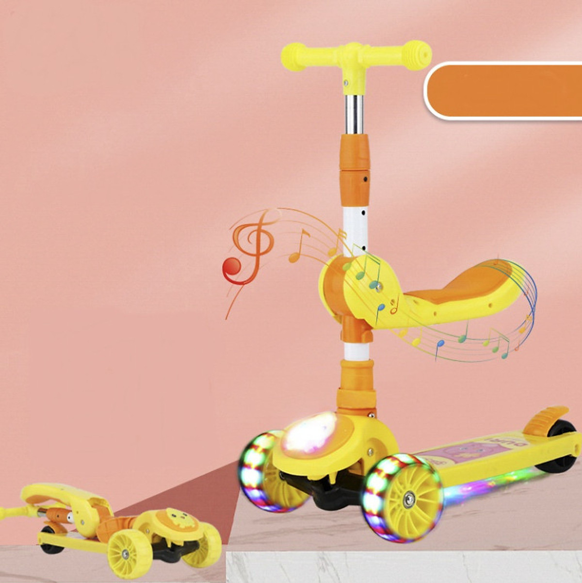 Xe Trượt Scooter Cao Cấp 3 Bánh Phát Sáng Mẫu Mới 2024 - Hàng chính hãng