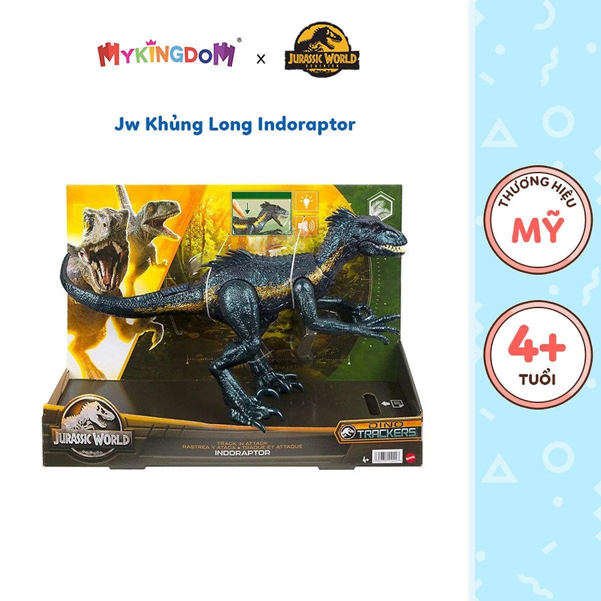 Khủng long mô hình Jurassic World Camp Cretaceous Tyrannossaurus Rex  Đồ  chơi trẻ em Kidslandvn