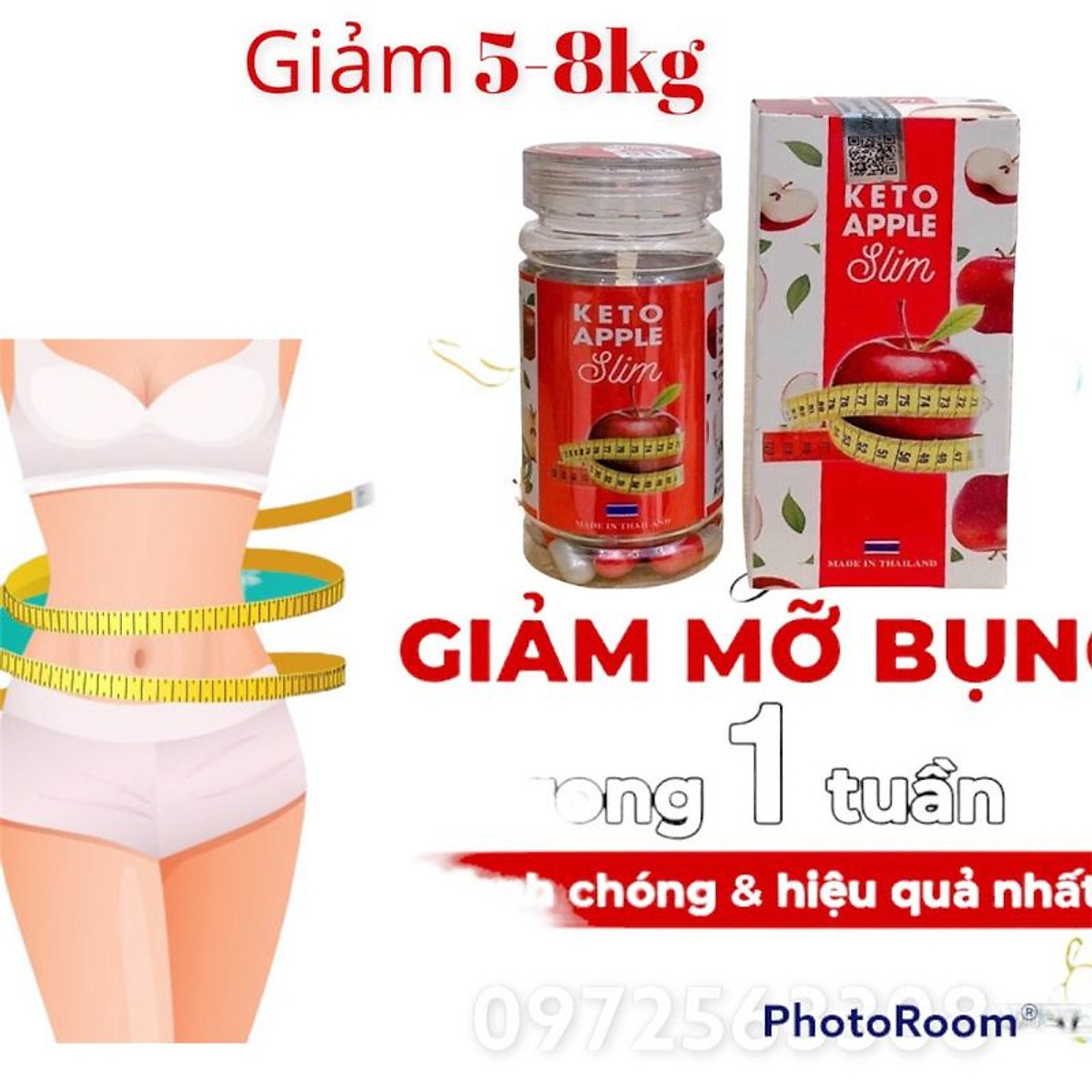 Giảm cân Dấm Táo Keto Apple Slim Thái lan giảm cân siêu tốc liệu ...