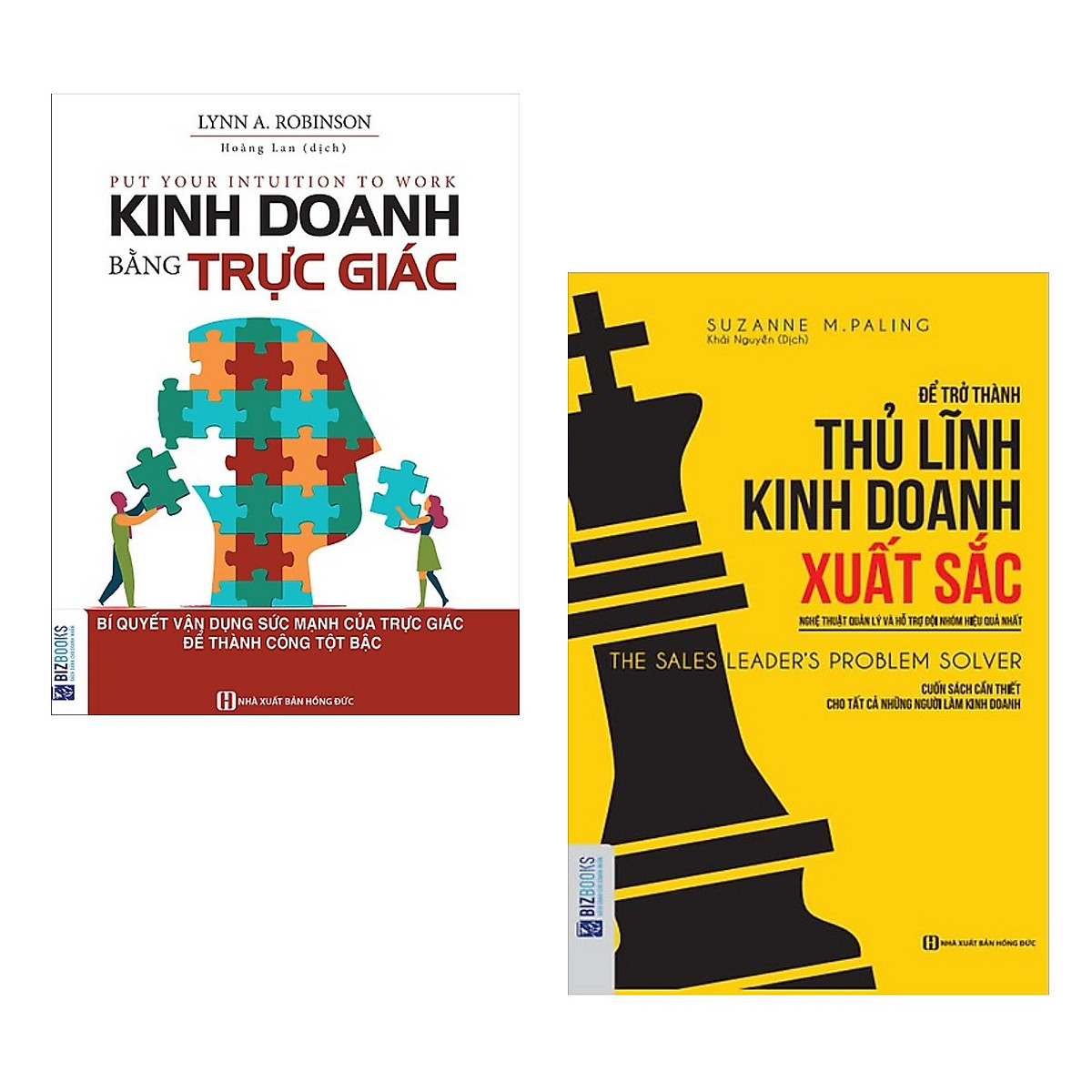 Combo Sách Kinh Tế: Để Trở Thành Thủ Lĩnh Kinh Doanh Xuất Sắc + Kinh Doanh Bằng Trực Giác - (Những Cuốn Sách Cần Thiết Cho Nhà Kinh Doanh Thành Đạt / Tặng Kèm Postcard Greenlife)