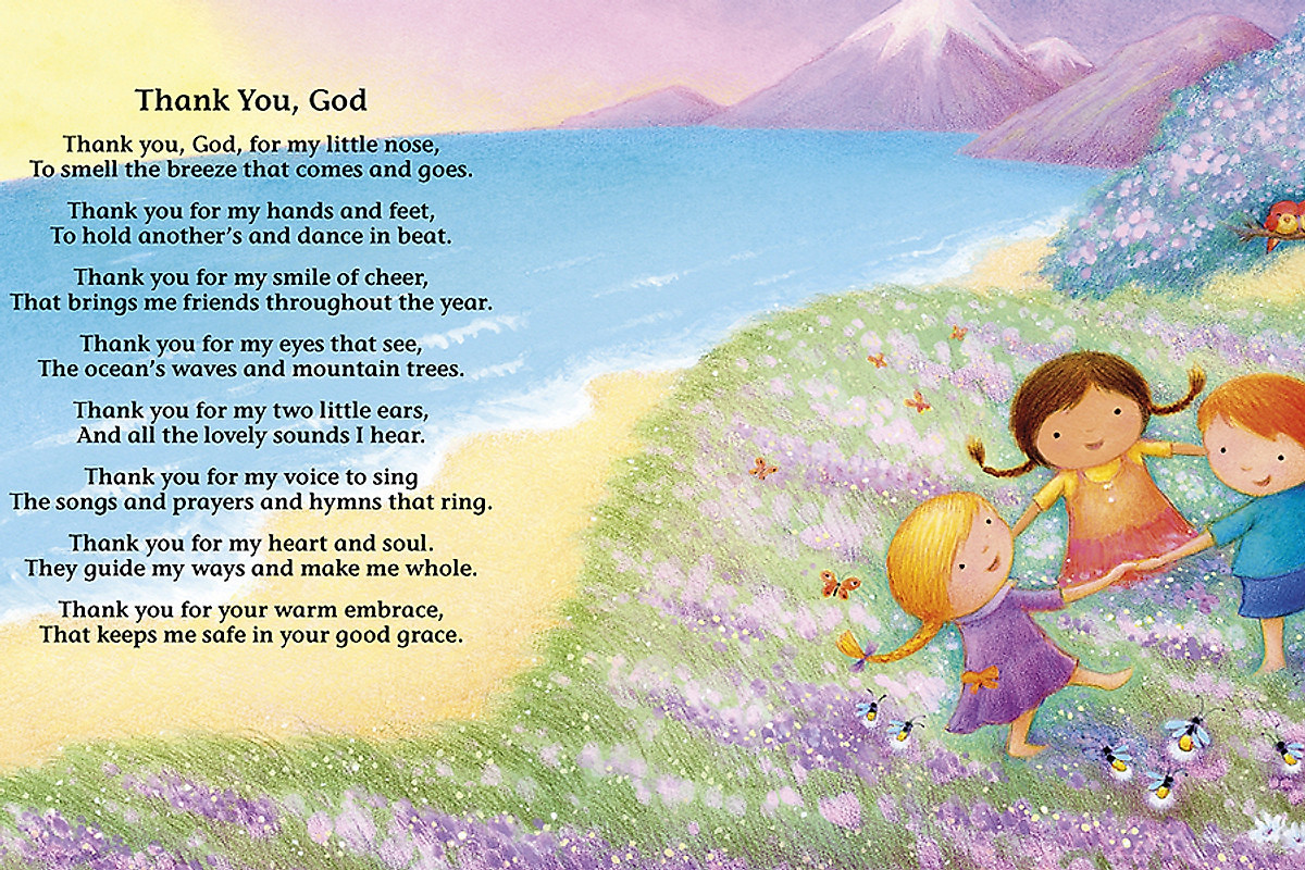 Sách Bedtime Prayers - Những Lời Cầu Nguyện Trước Khi Cho Bé Chìm Vào Giấc Ngủ - Á Châu Books, Bìa Cứng, In Màu