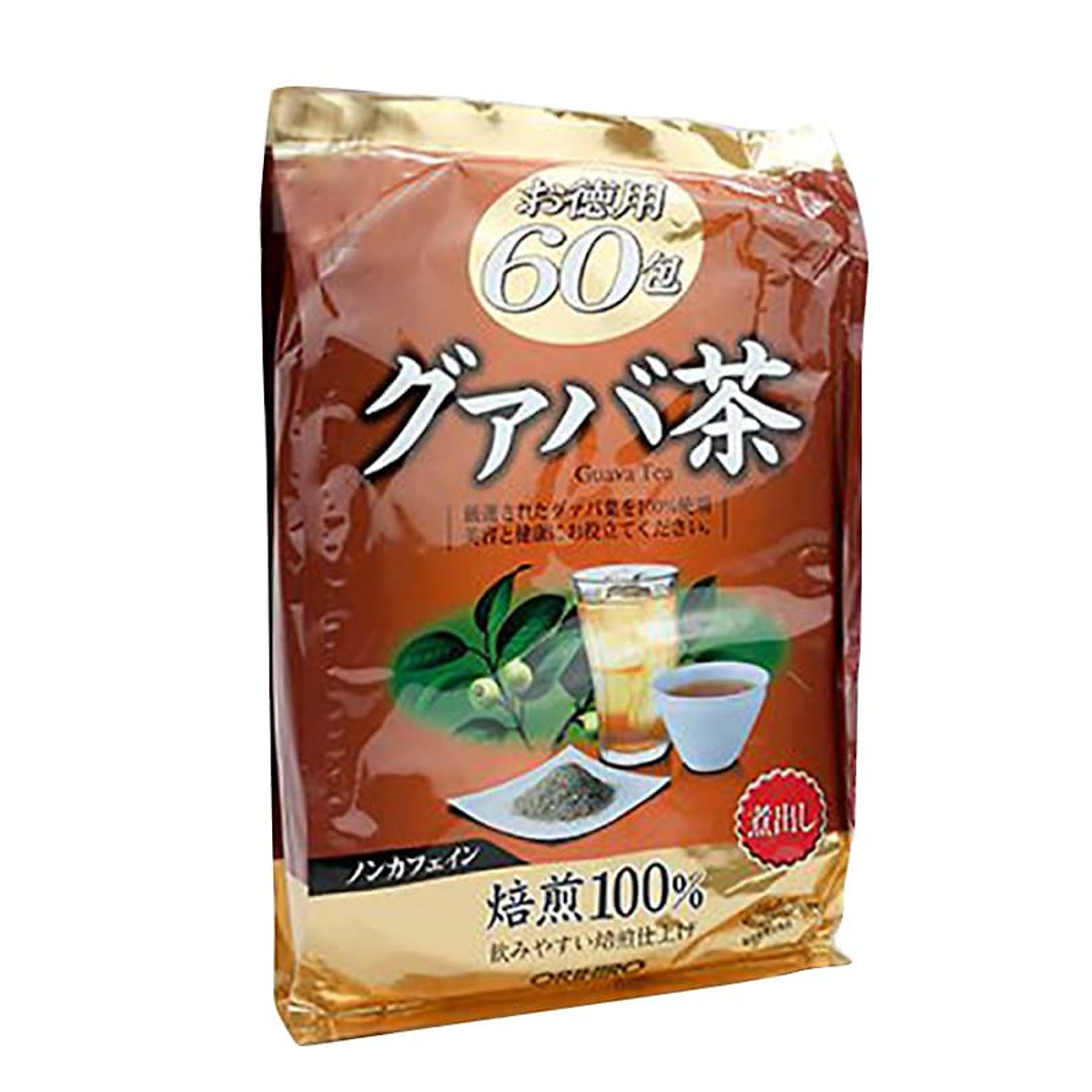 Trà lá ổi hỗ trợ giảm cân, đốt mỡ Orihiro 60 gói