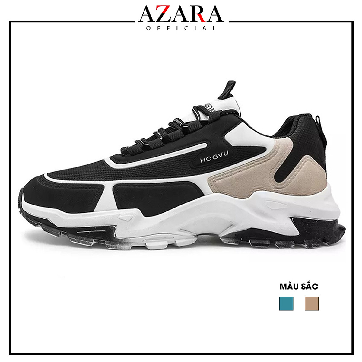 Mua Gi y Th Thao Nam AZARA Gi y Sneaker M u Xanh en X p
