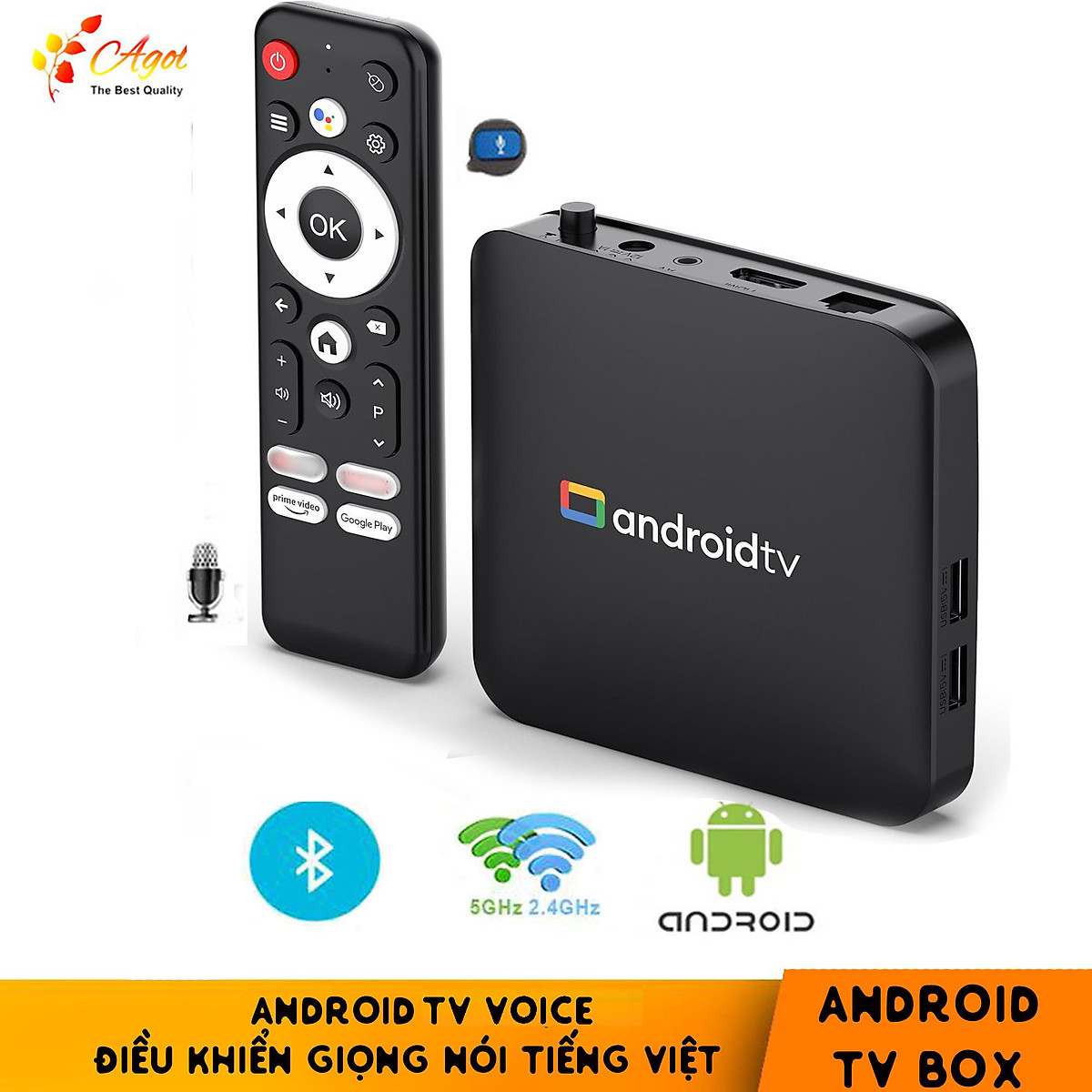 Android TV Box Smart Box 4K Ultra HD chính hãng