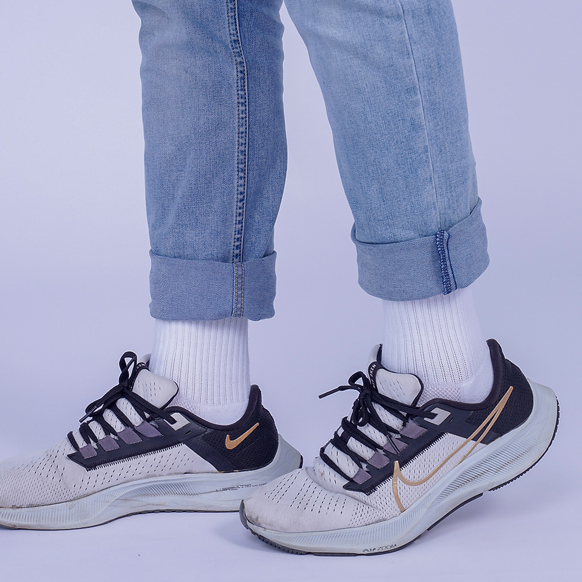Tất vớ cổ cao nam nữ MRM Manlywear chất liệu cotton cao cấp, êm mềm đi mát, thiết kế thoáng khí, chống hôi chân