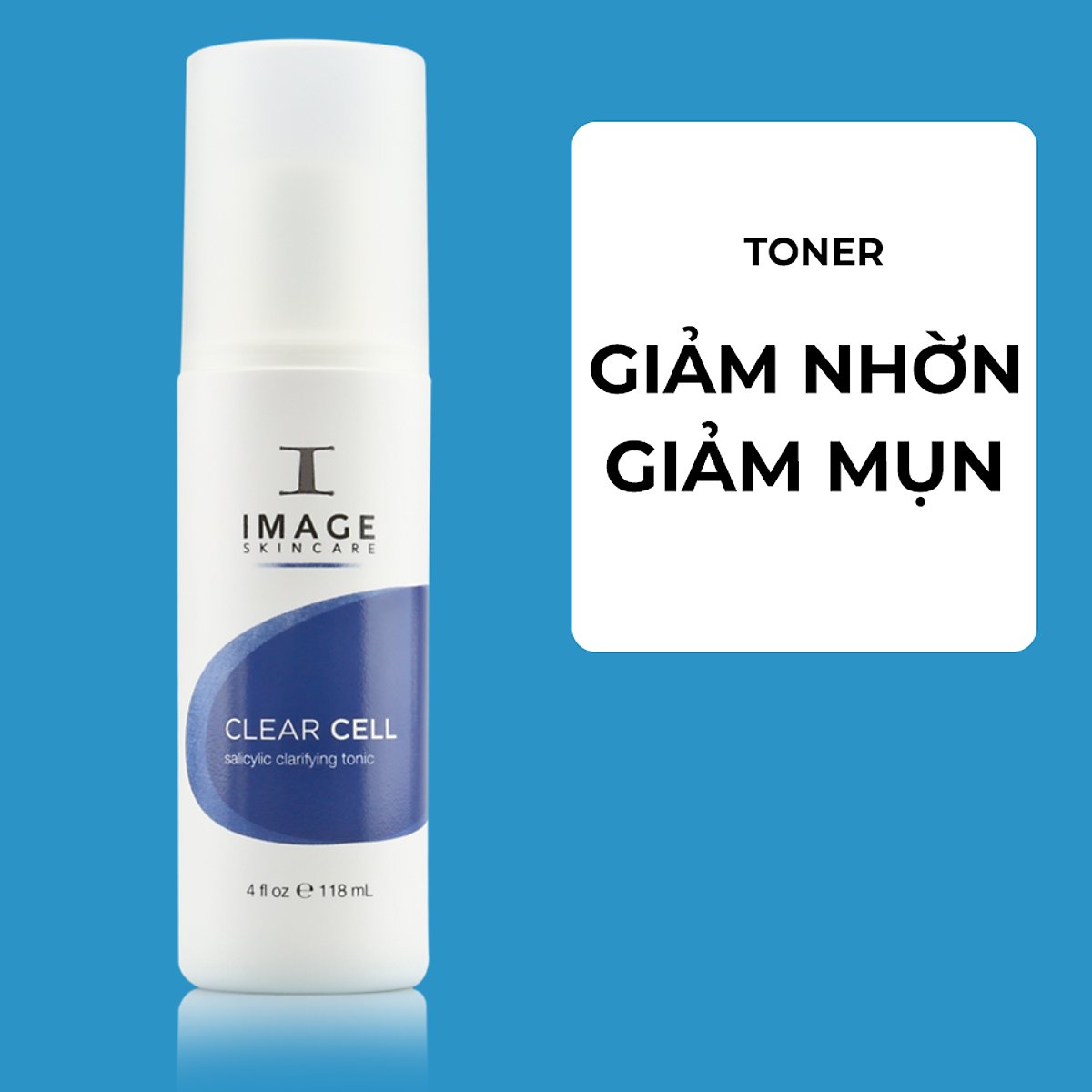 Nước Cân Bằng Cho Da Mụn Image Skincare Clear Cell Salicylic Clarifying  Tonic 118ml | Tiki