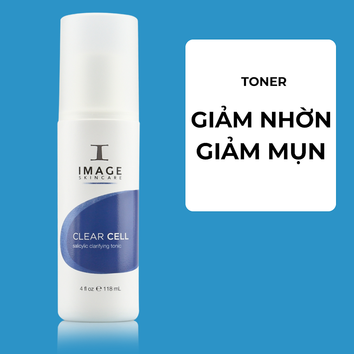 Nước Cân Bằng Cho Da Mụn Image Skincare Clear Cell Salicylic Clarifying Tonic 118ml | Tiki