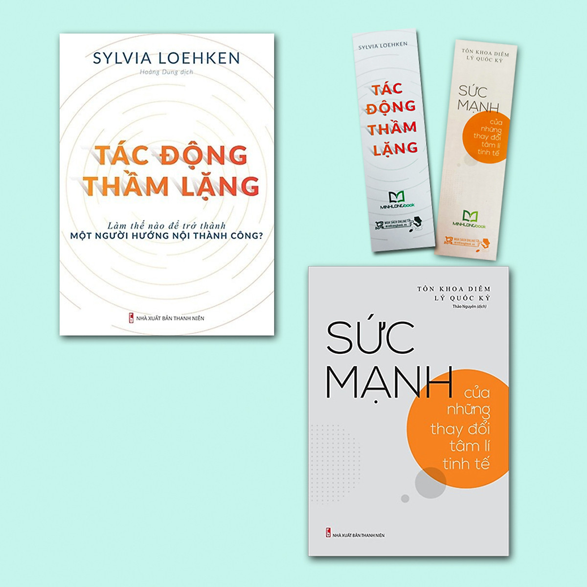 Bộ Sách Nghệ Thuật Sống Hướng Nội Thành Công Thời 4.0: Tác Động Thầm Lặng - Làm Thế Nào Để Trở Thành Một Người Hướng Nội Thành Công + Sức Mạnh Của Những Thay Đổi Tâm Lí Tinh Tế (TB)