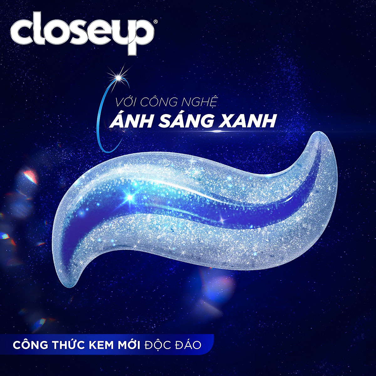 Combo 3 kem đánh răng Closeup Tinh Thể Blue Sapphire 100g