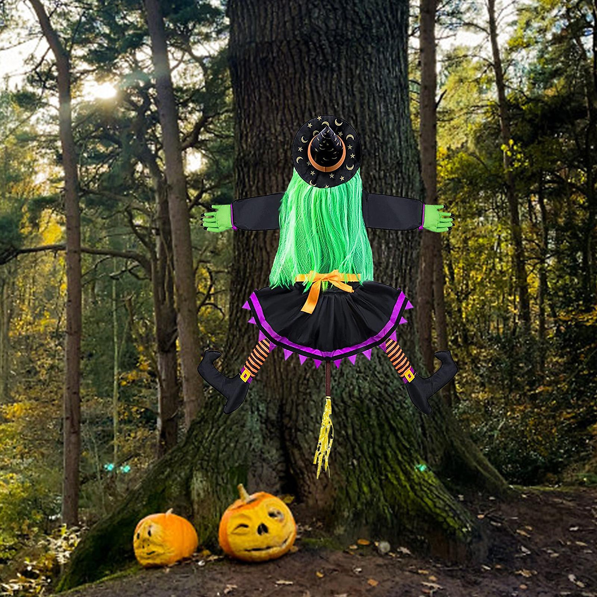 Mua Crashing Witch into Tree Halloween Decoration for Indoor Party ...