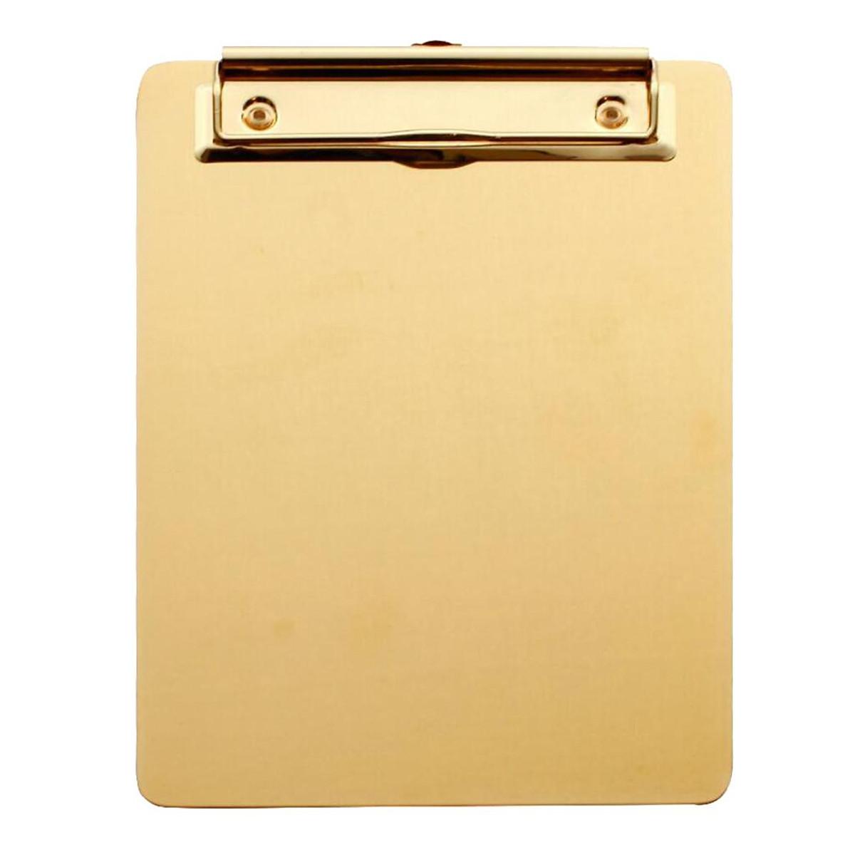 Portable Clipboard Stainless Steel Writing Board Metal Clip Document