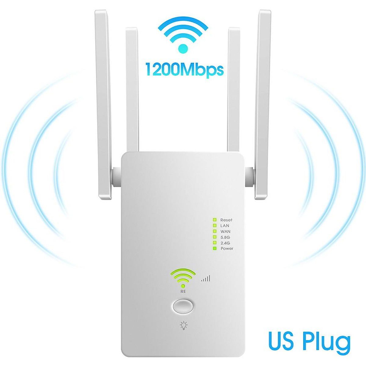 AC1200Mbps Wireless Access Point Long Range Extender 802.11n ...