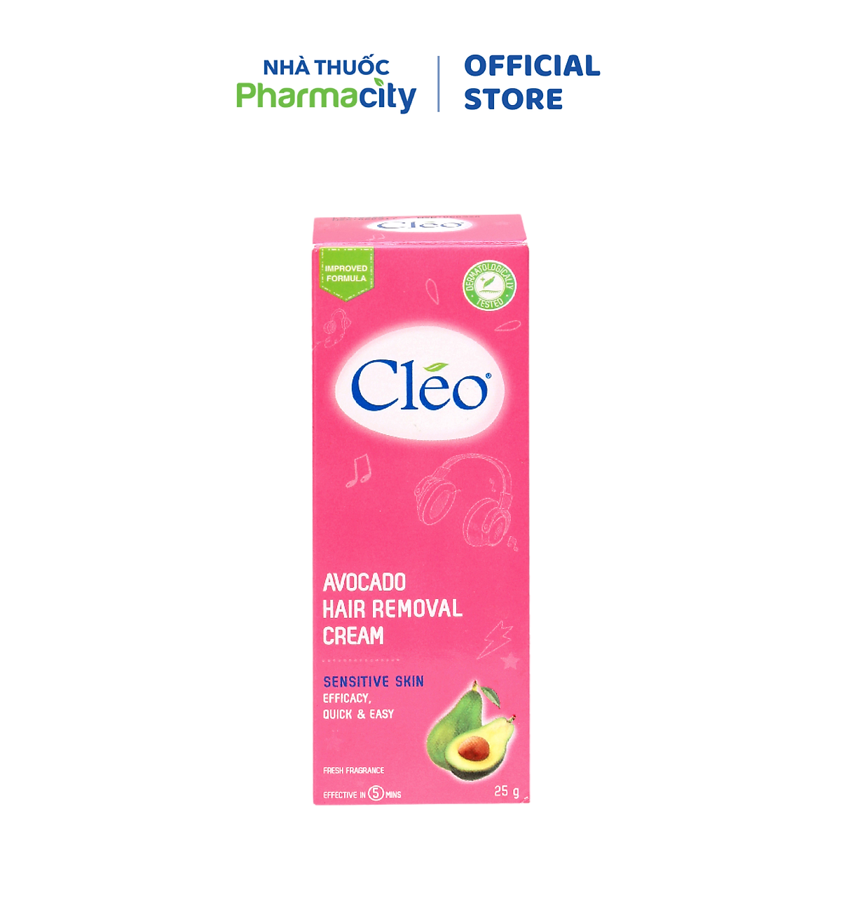 Kem tẩy lông cho da nhạy cảm Cléo (25g)