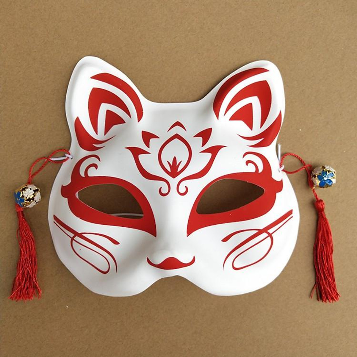 Mặt nạ cáo loại nhựa hóa trang anime manga otaku Nhật Bản-Mặt nạ hóa trang con cáo trong dịp Halloween Mặt nạ cáo loại nhựa hóa trang anime manga otaku Nhật Bản-Mặt nạ hóa trang con cáo trong dịp Halloween